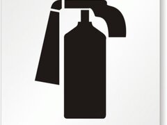 Sablon pentru stingator